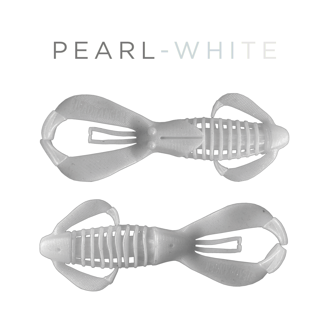 Headbanger BangerBug 3" - Pearl White - musky lure, view 2