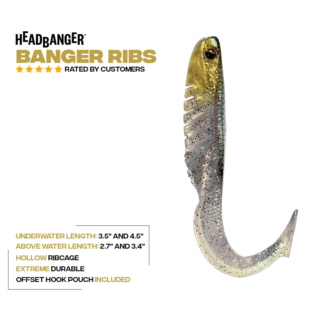 Headbanger BangerRibs - musky lure