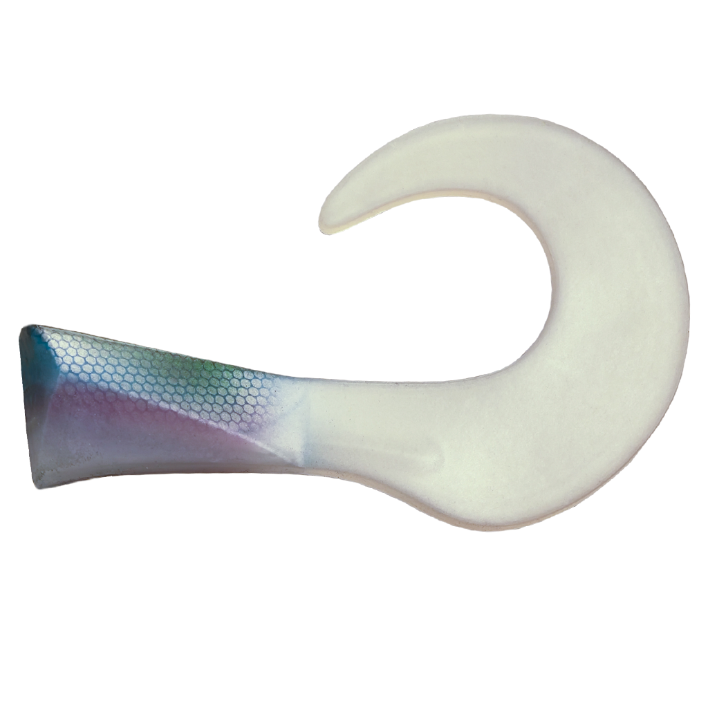Colossus Curly Replacement Tail - musky lure, view 6