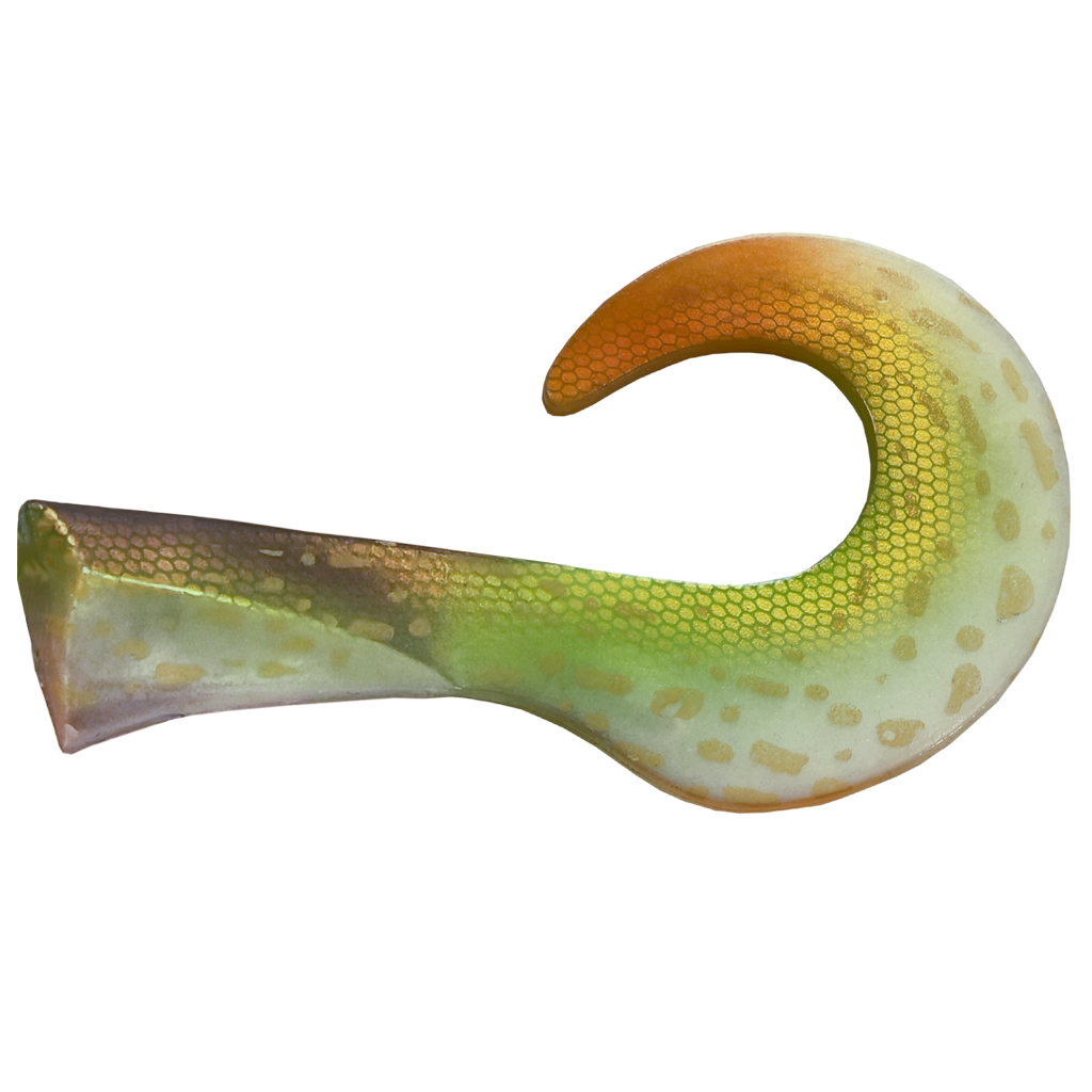 Colossus Curly Replacement Tail - musky lure, view 10