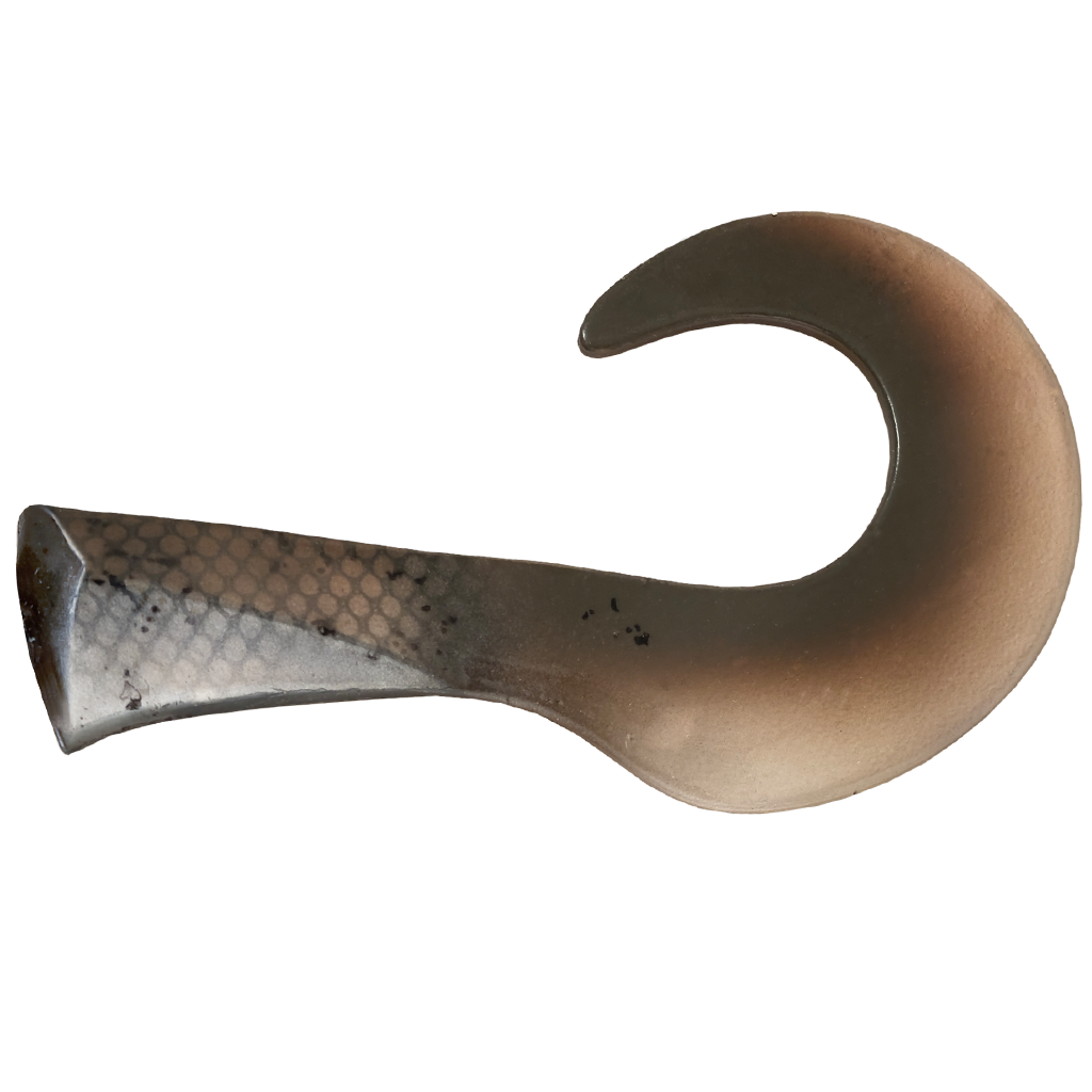 Colossus Curly Replacement Tail - musky lure, view 3