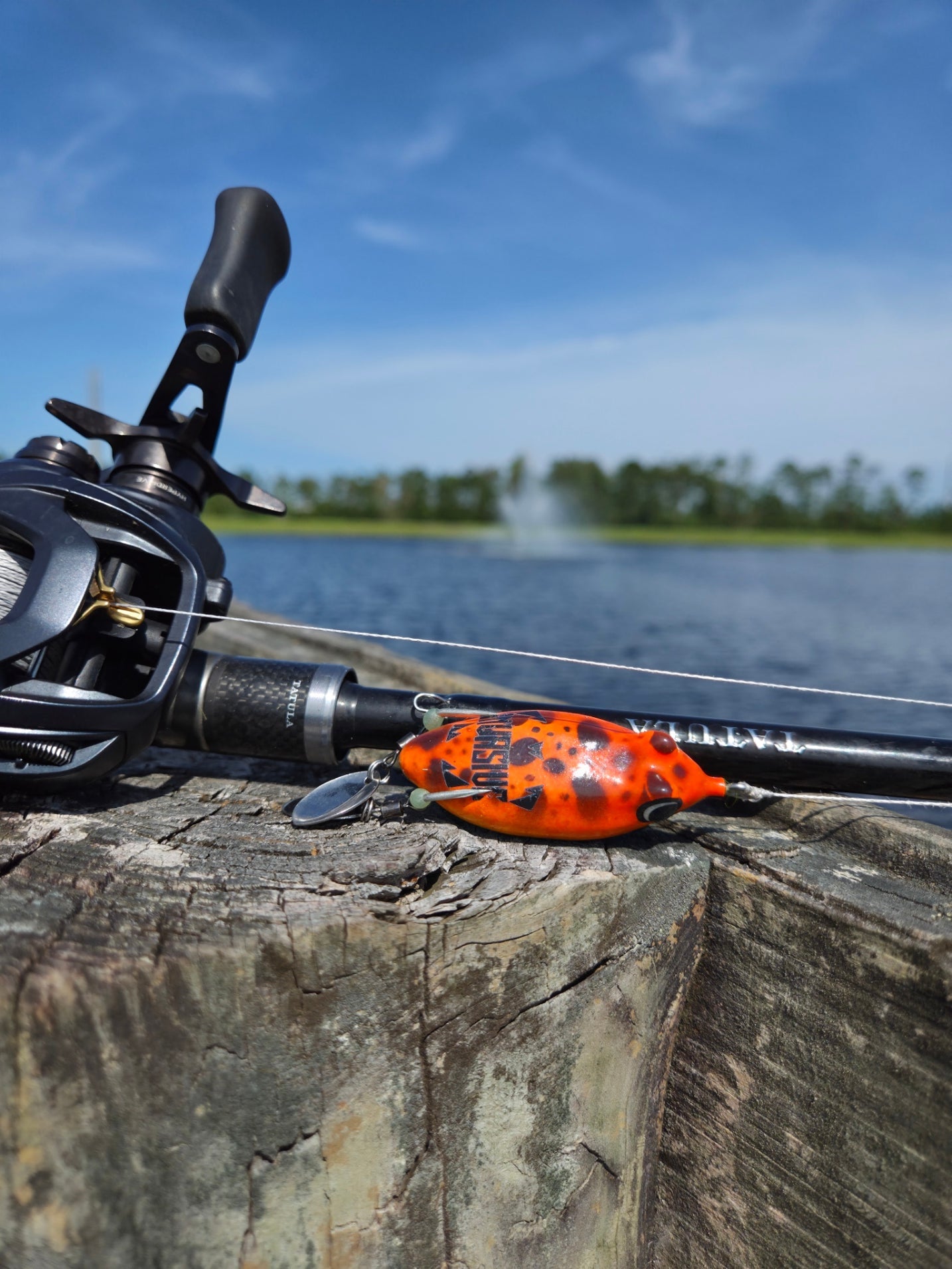 Chop Frog - custom fishing lure