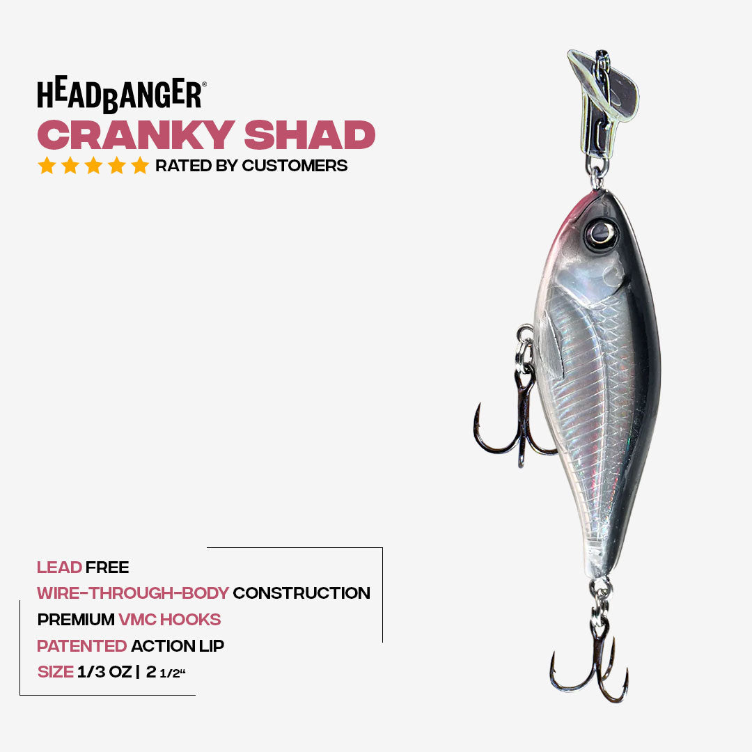 Headbanger Cranky Shad 2-1/2 - musky lure