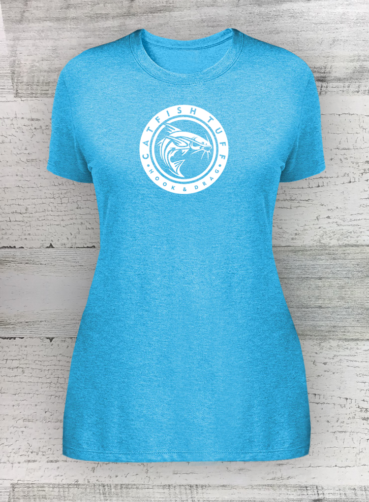 WOMEN’S PERFECT TRI ® TEE - CIRCLE SERIES - Walleye Tuff, view 23