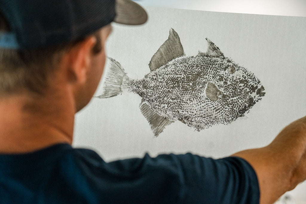 Gyotaku Fish Printing Kit — fishing wall art, view 4