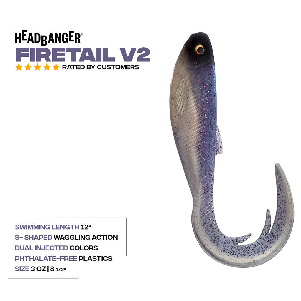 Headbanger FireTail V2 8-1/2" - musky lure