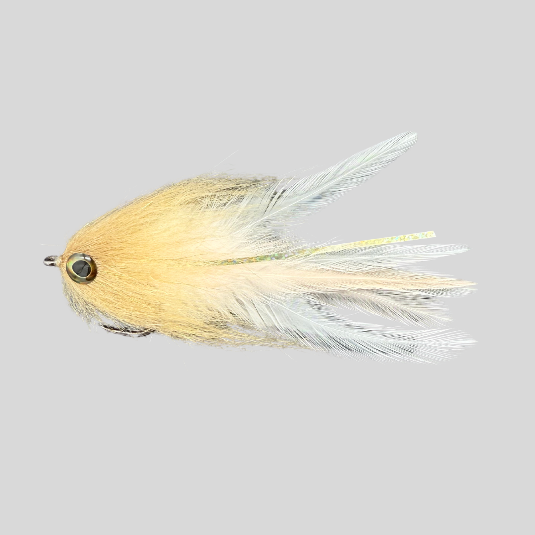 Big Game Brush Flies by Flymen Fishing Company in Tan