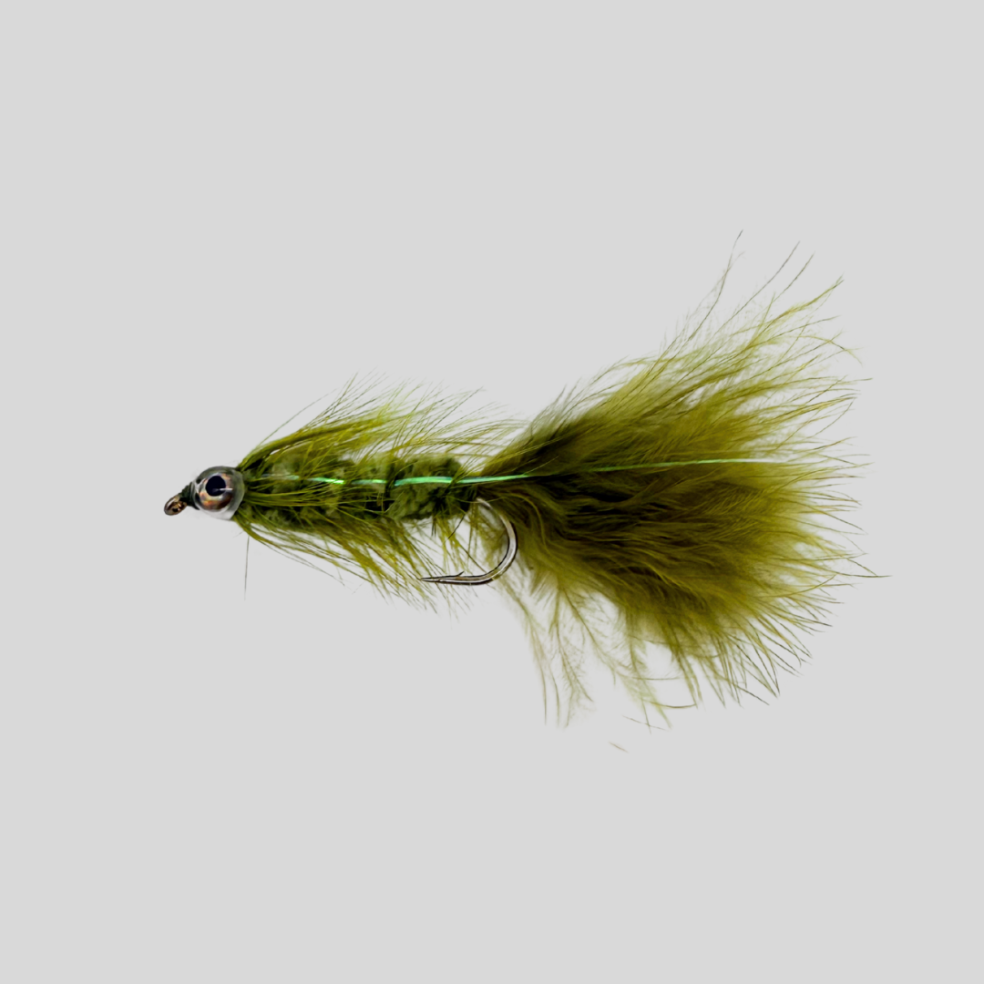 Fish-Skull® Masked Bugger™ by Flymen Fishing Company in Olive
