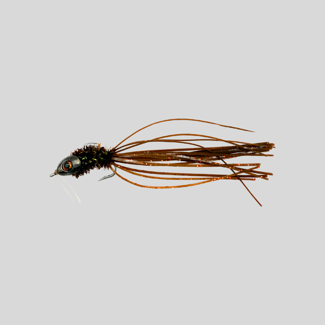 Fish-Skull® Salt Creature™ by Flymen Fishing Company in Brown