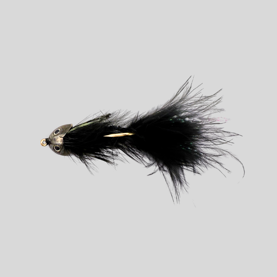 Fish-Skull® Skulpin Bugger™ by Flymen Fishing Company in Black