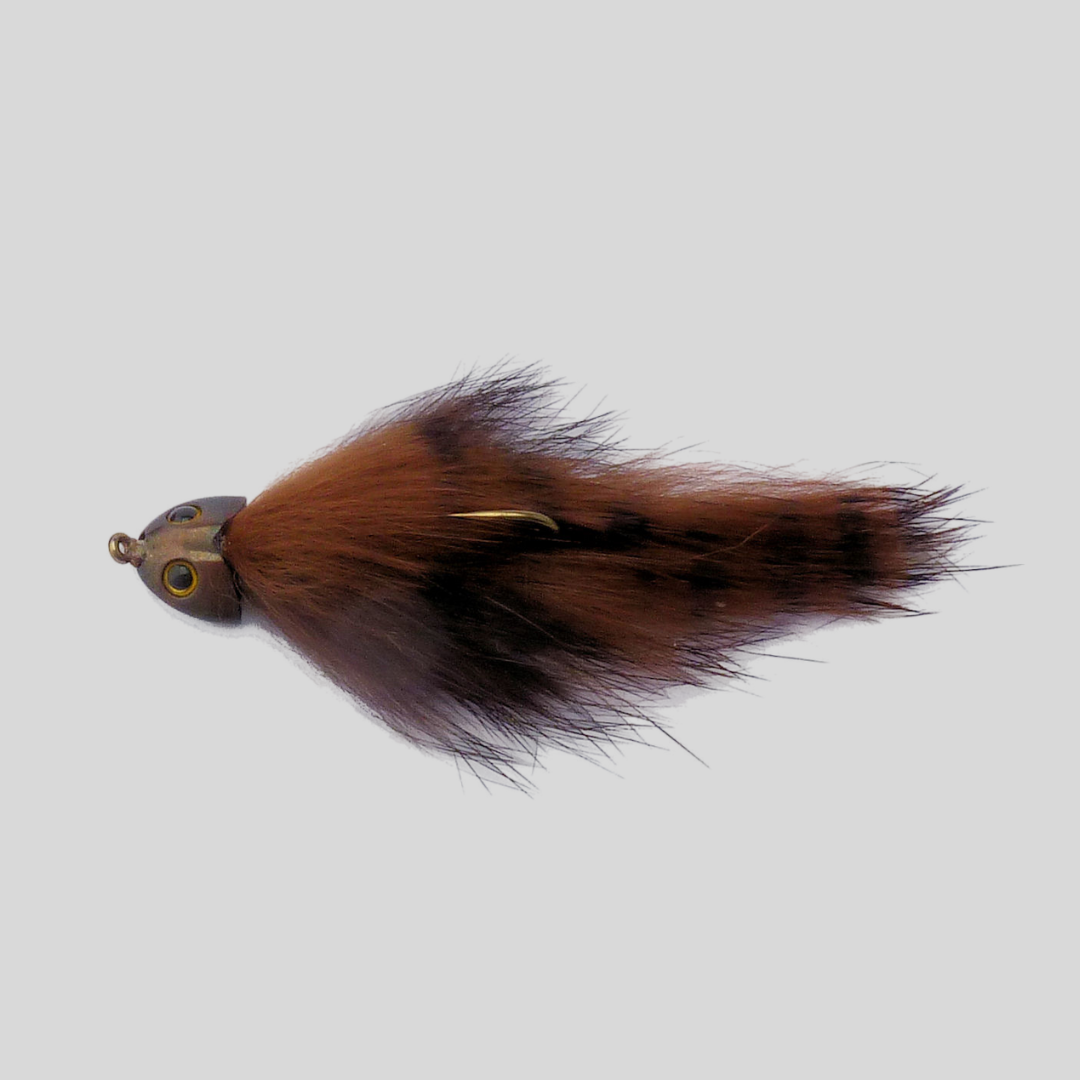 Fish-Skull® Skulpin Bunny™ by Flymen Fishing Company in Brown