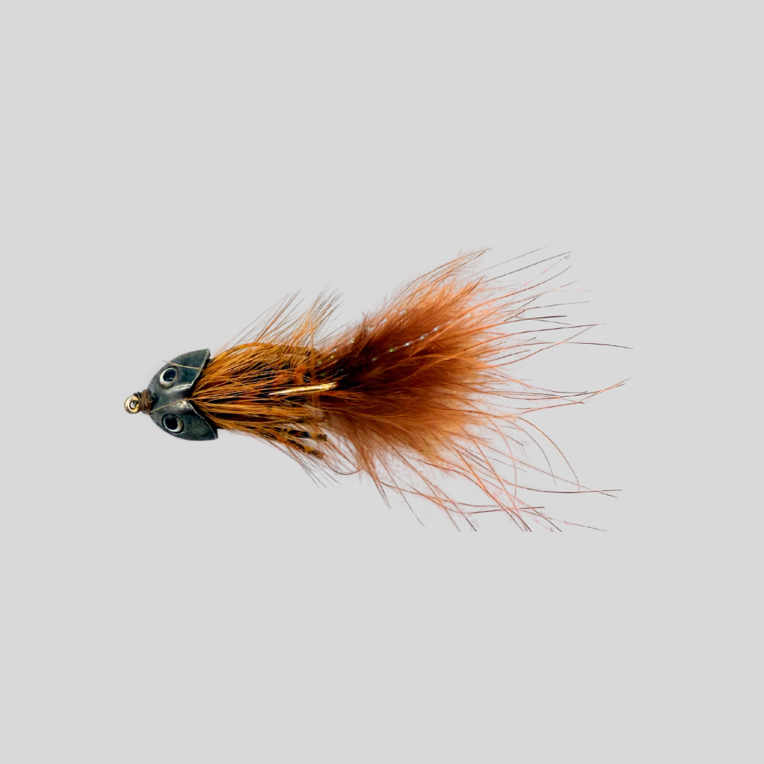 Fish-Skull® Skulpin Bugger™ by Flymen Fishing Company in Brown