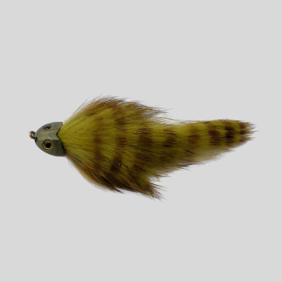 Fish-Skull® Skulpin Bunny™ by Flymen Fishing Company in Olive