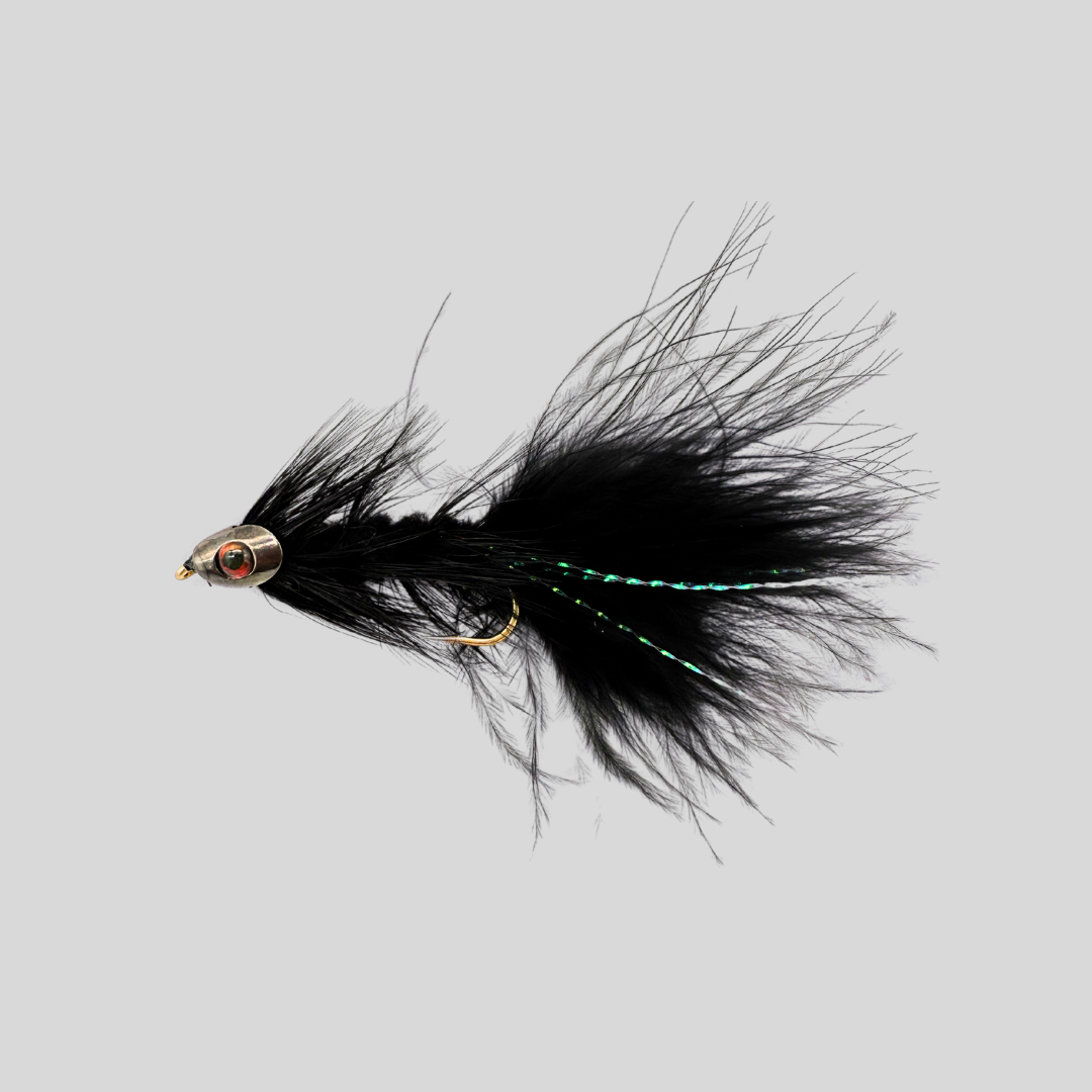 Fish-Skull® Super Bugger™ by Flymen Fishing Company in Black