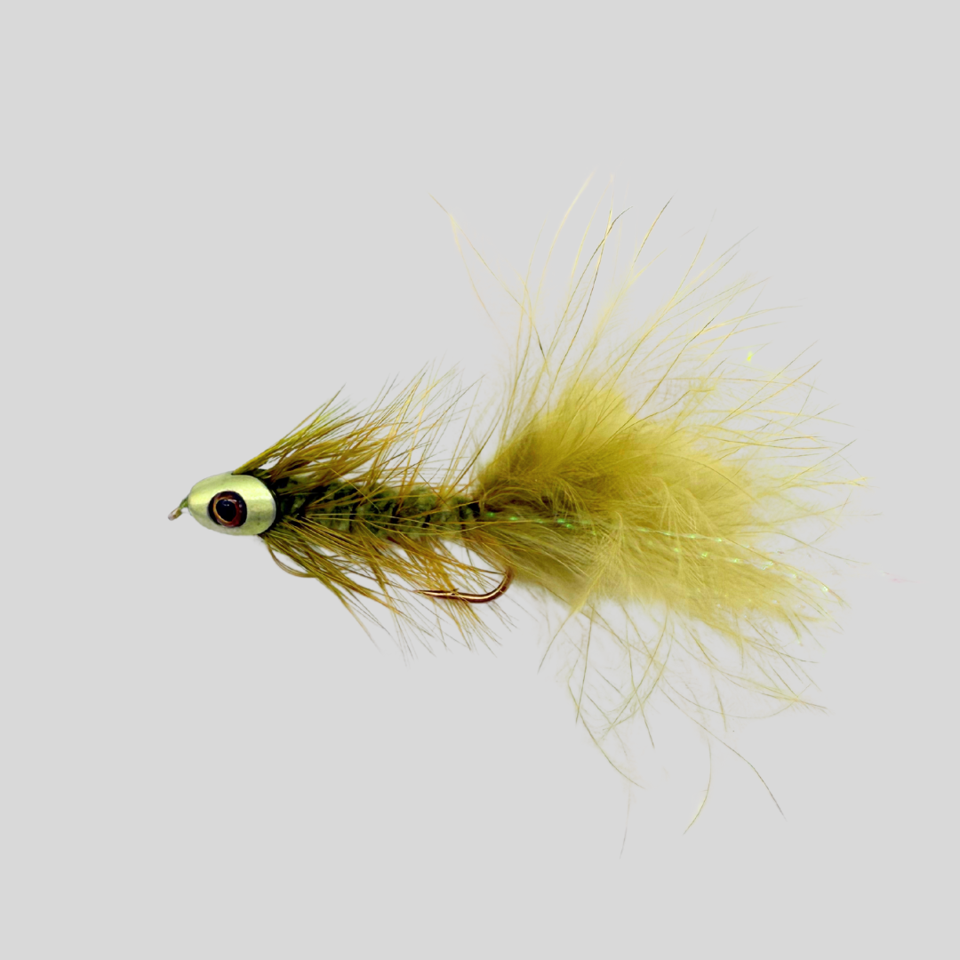 Fish-Skull® Super Bugger™ by Flymen Fishing Company in Olive