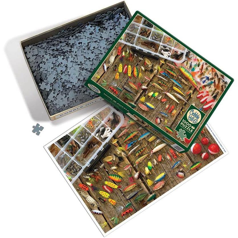 Fishing Lures 1000 Piece Jigsaw Puzzle Cobble Hill, view 3