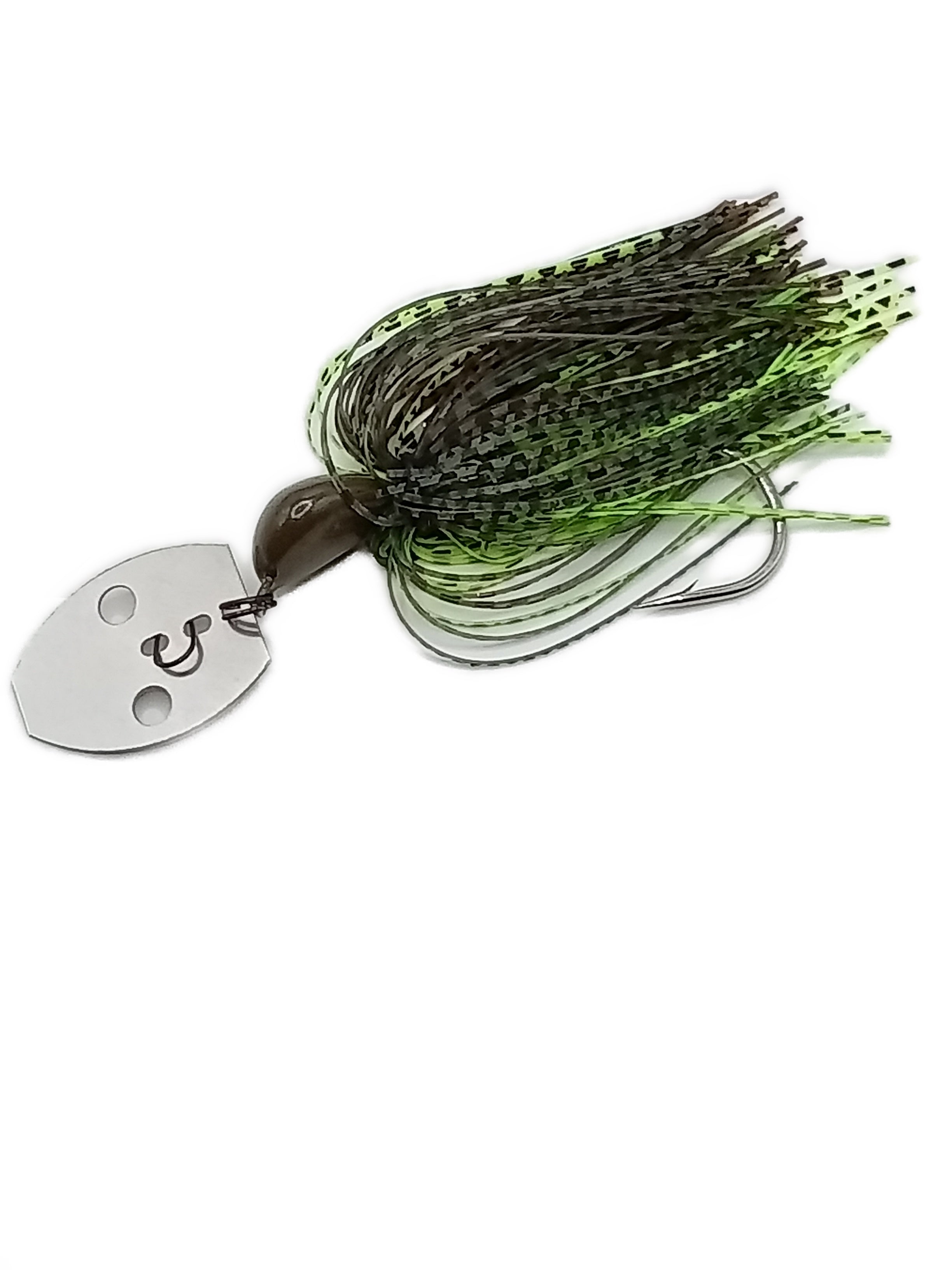Vibe Bladed Jig - Green Pumpkin Chartreuse