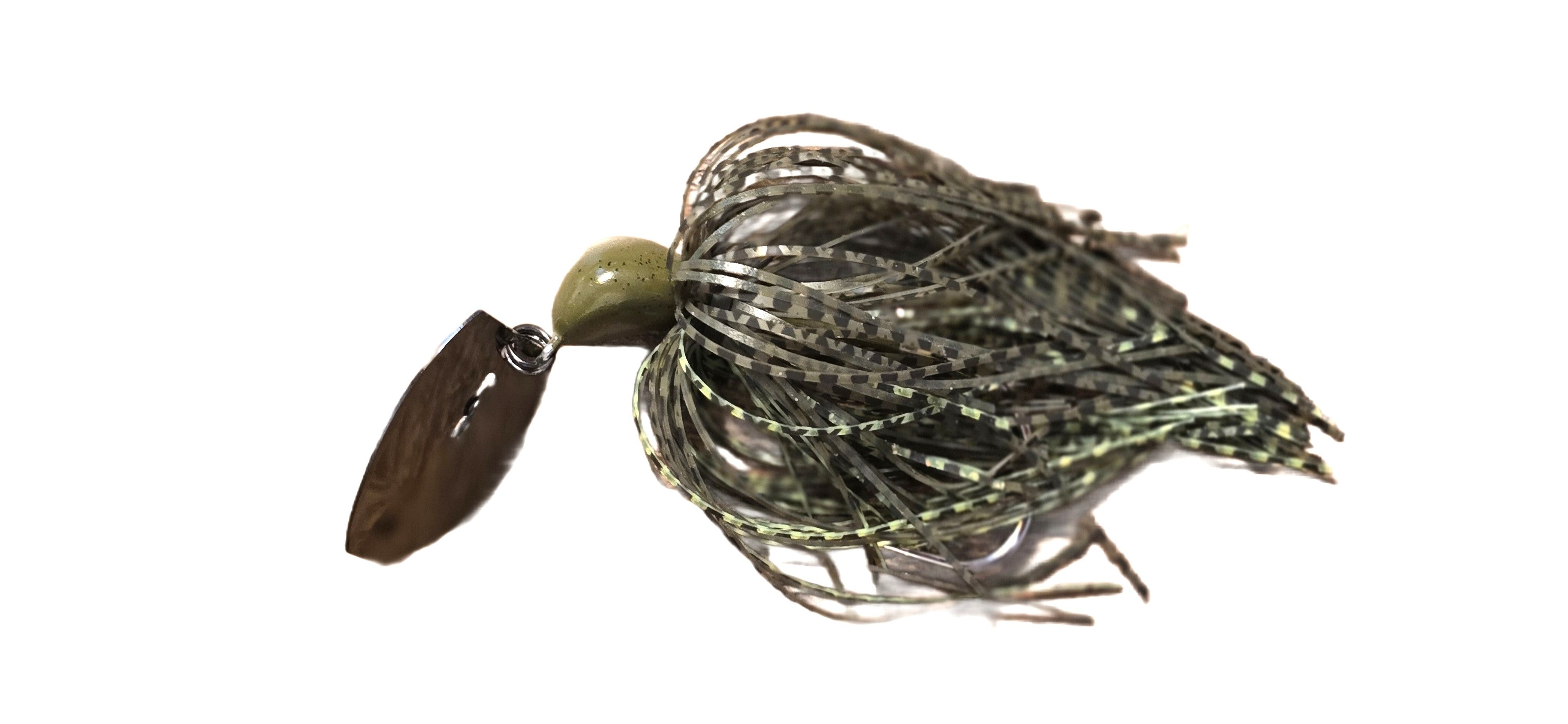 Vibe Bladed Jig - Green Pumpkin