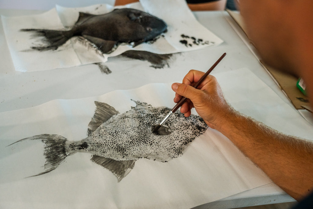 Gyotaku Fish Printing Kit — fishing wall art, view 12