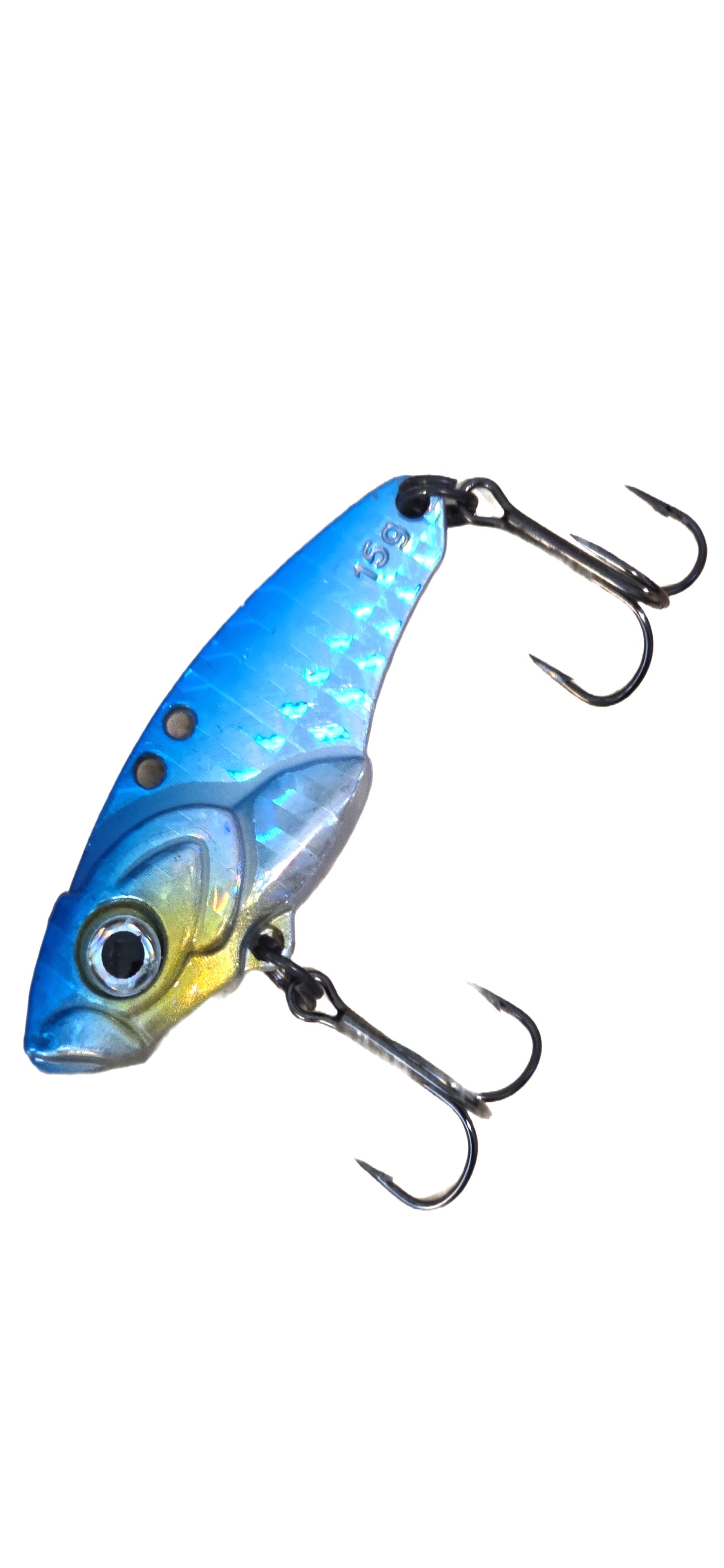 Vibe - Holographic Blue — bladed jig fishing lure