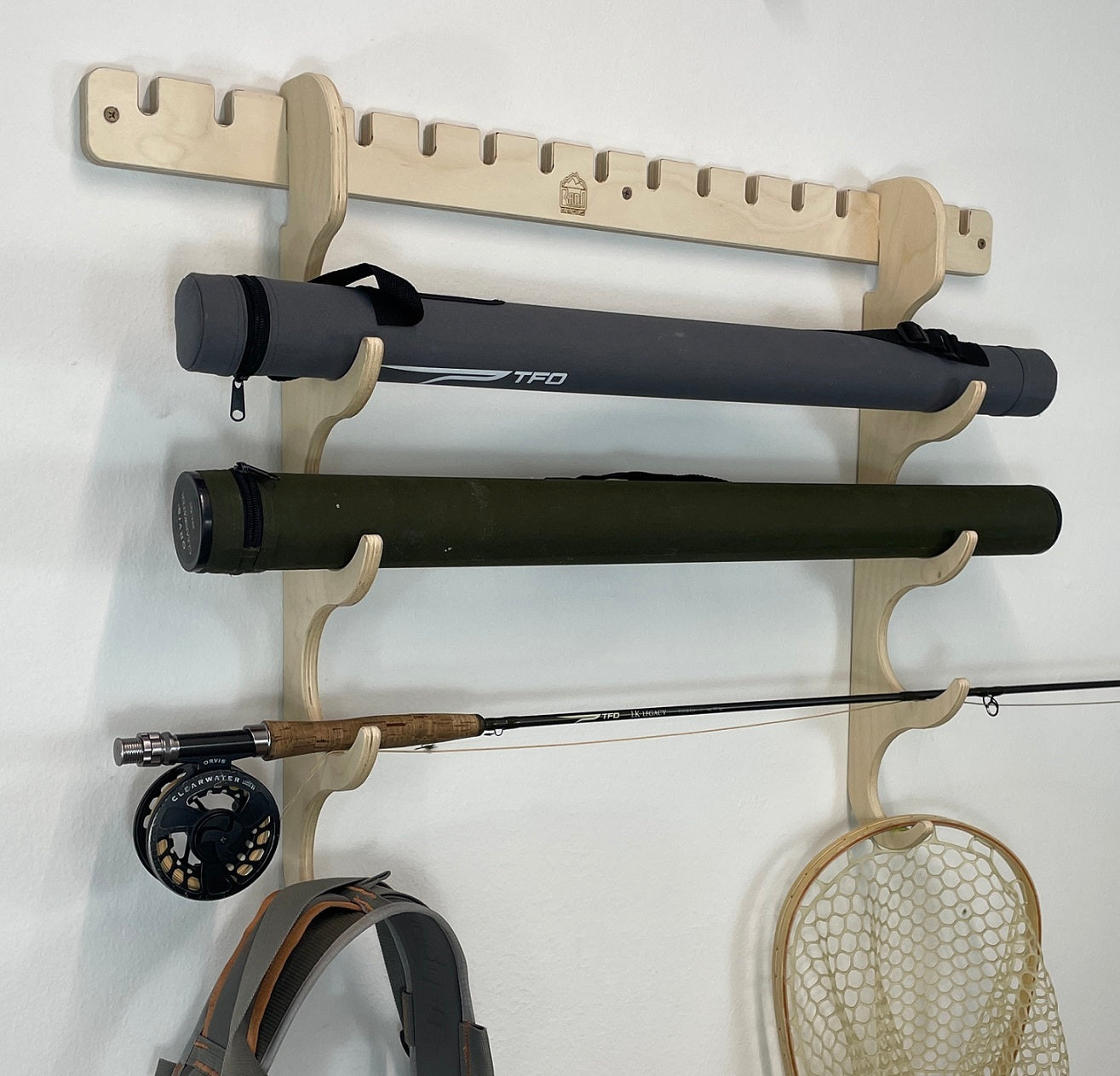 THE HOOKSET fishing rod rack, view 4