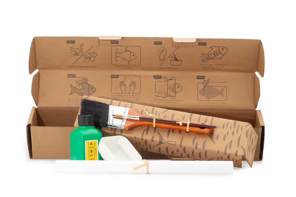 Gyotaku Fish Printing Kit — fishing wall art