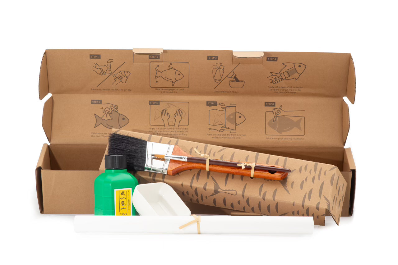 Gyotaku Fish Printing Kit — fishing wall art