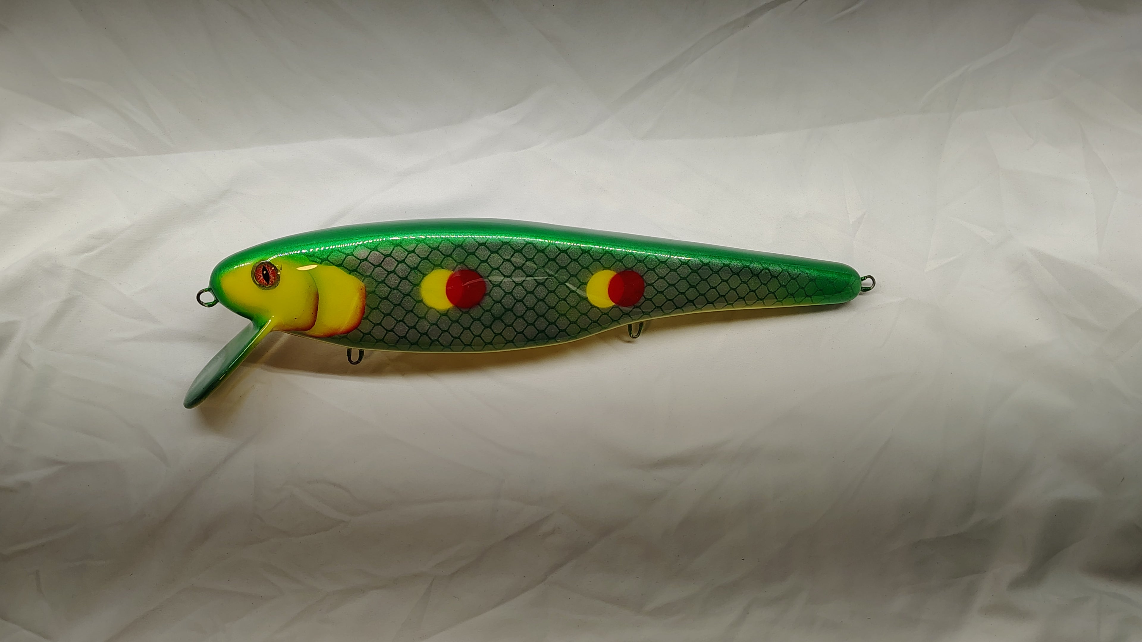 St. Lawrence Leviathan – 16” Deep Trolling Muskie Lure (St. Lawrence Frog) — musky fishing lure