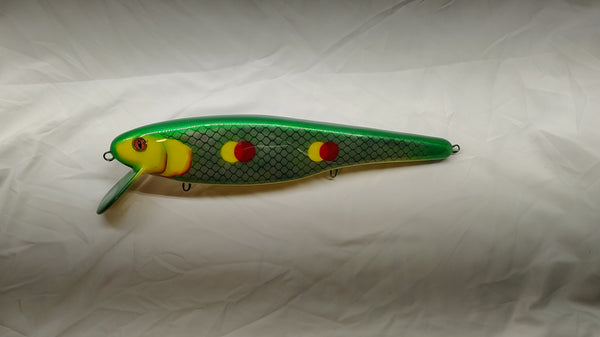 St. Lawrence Leviathan – 16” Deep Trolling Muskie Lure (St. Lawrence Frog) — musky fishing lure