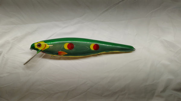 St. Lawrence Leviathan – 16” Deep Trolling Muskie Lure (St. Lawrence Frog) — musky fishing lure