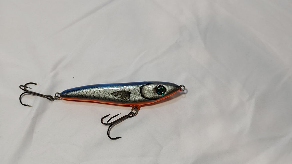 Death March Minnow — glide bait musky lure, view 2