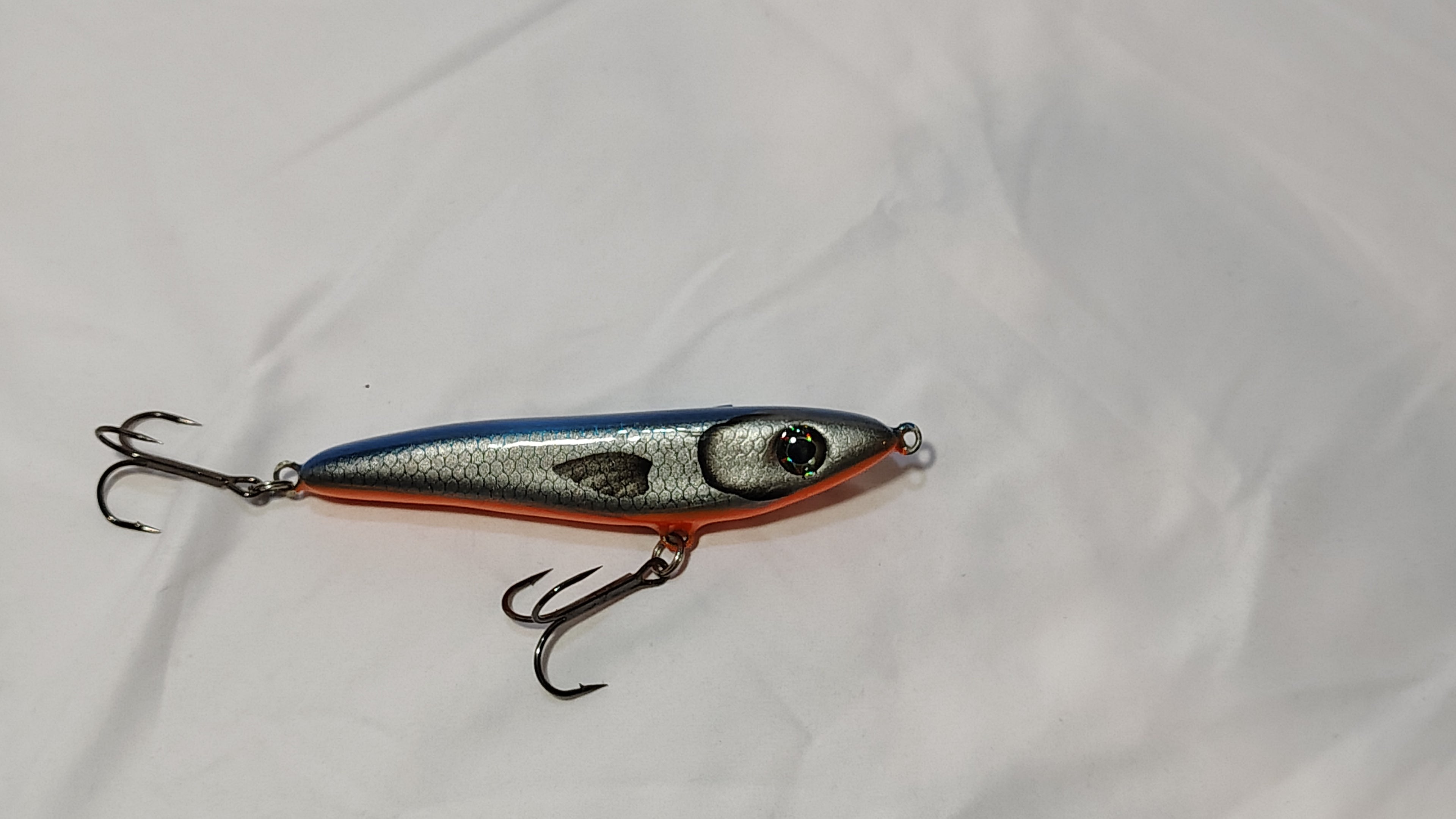 Death March Minnow — glide bait musky lure, view 2