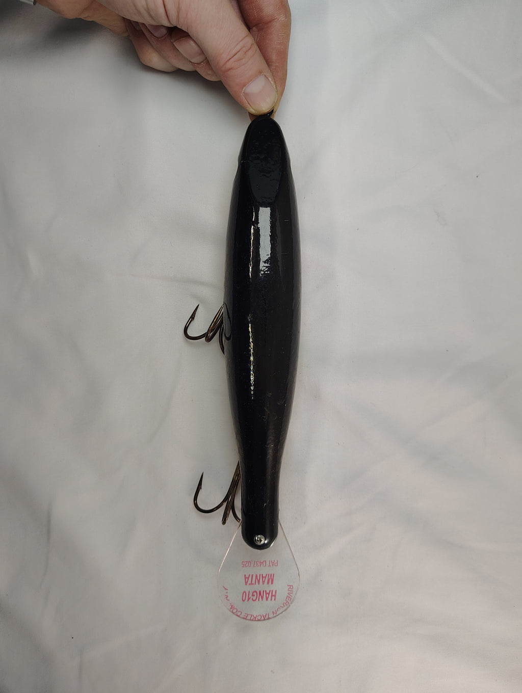 River Run Hang 10 Manta 10 inch Black Perch, view 2