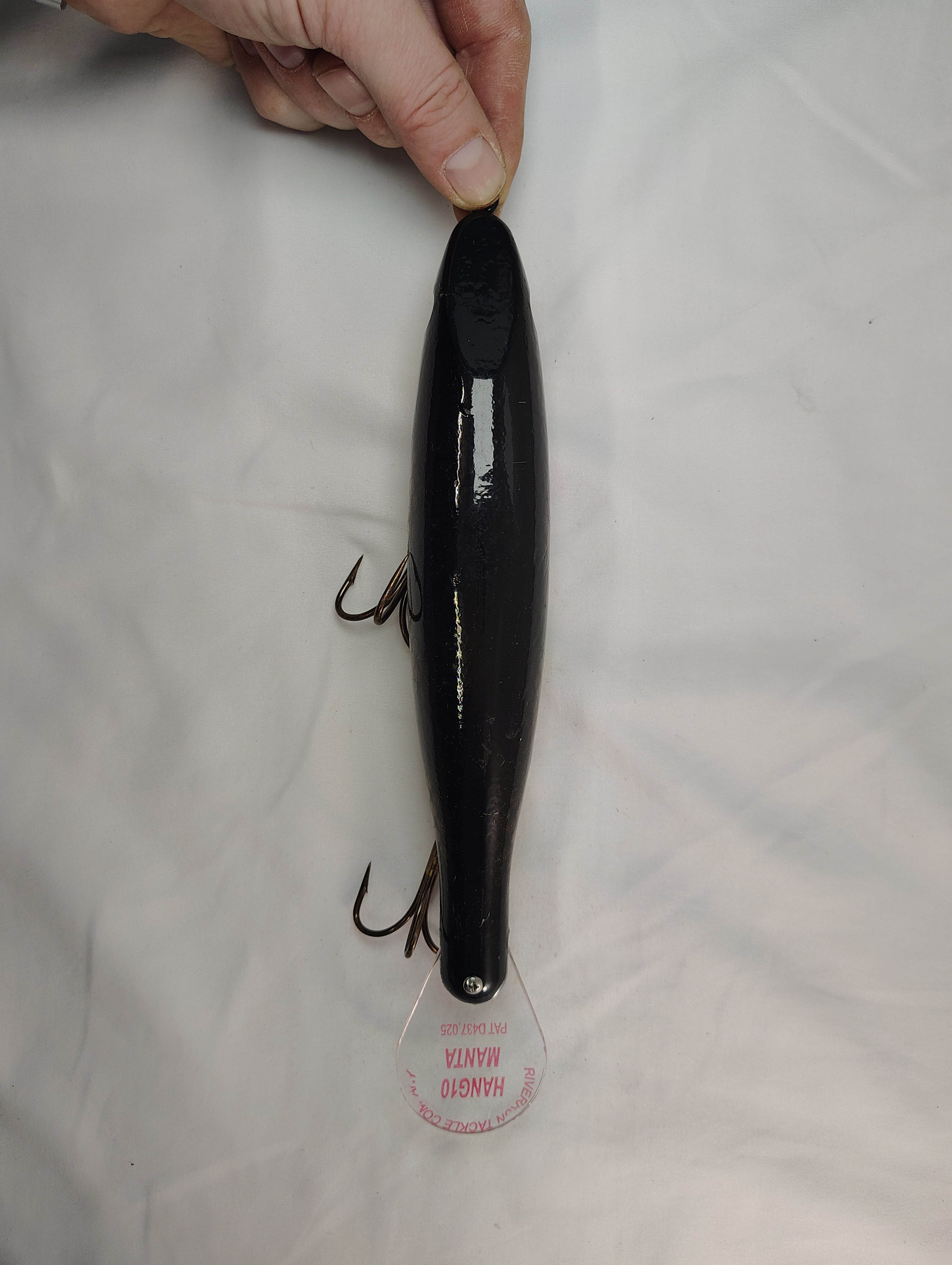 River Run Hang 10 Manta 10 inch Black Perch, view 2