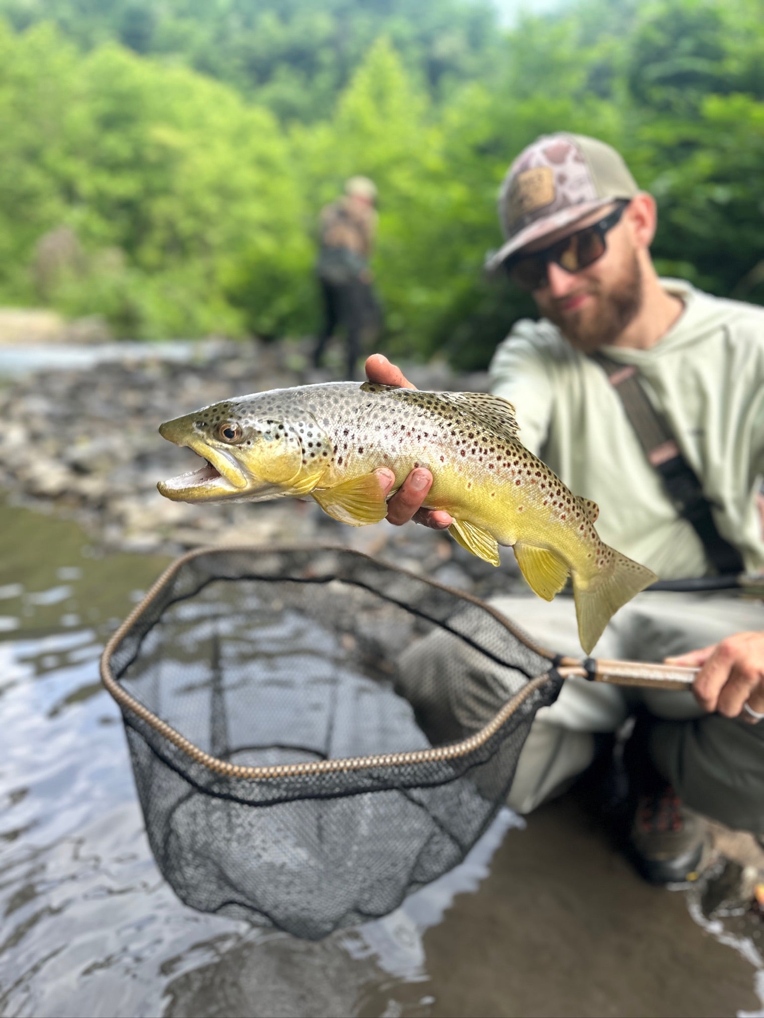 Native Brown Net - fly fishing gear, view 2