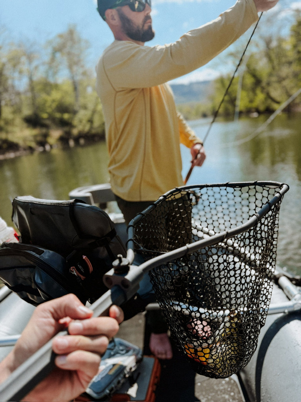 Catch Cam Boat Net - fly fishing gear, view 2