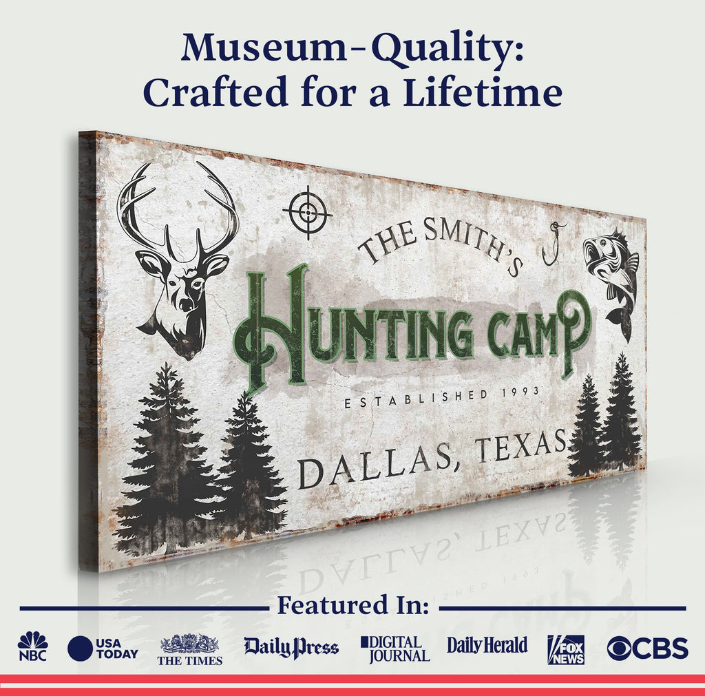Fishing And Hunting Sign, view 3