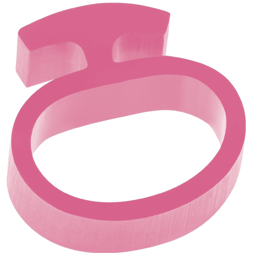 KIFF Leader Looper by Flymen Fishing Company in Pink
