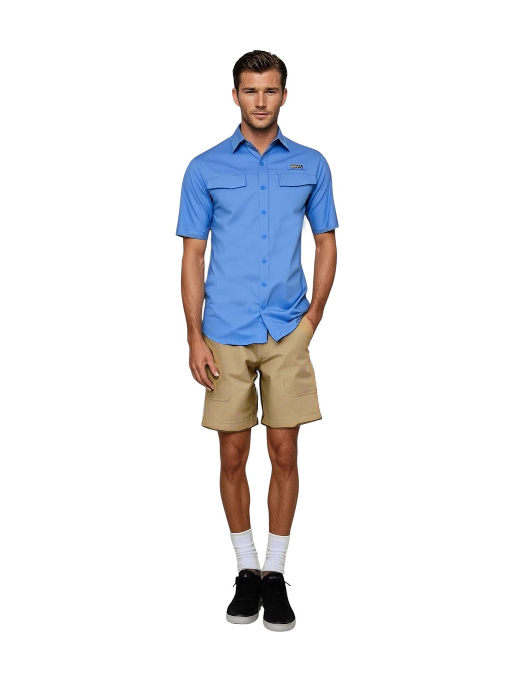 Men's Coastline S/S UV Vented Fishing Shirt, view 2