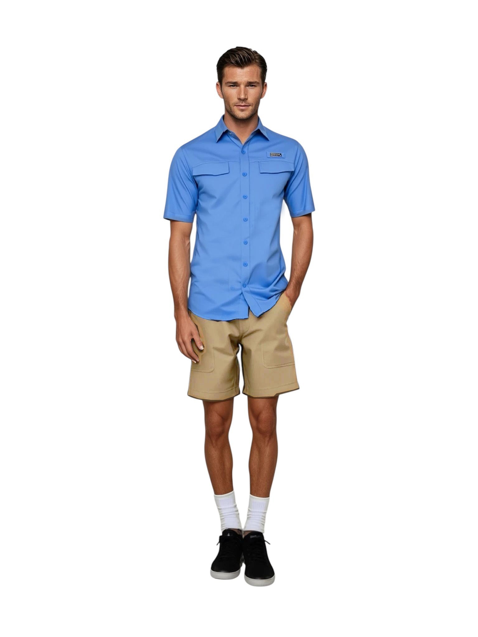 Men's Coastline S/S UV Vented Fishing Shirt, view 2
