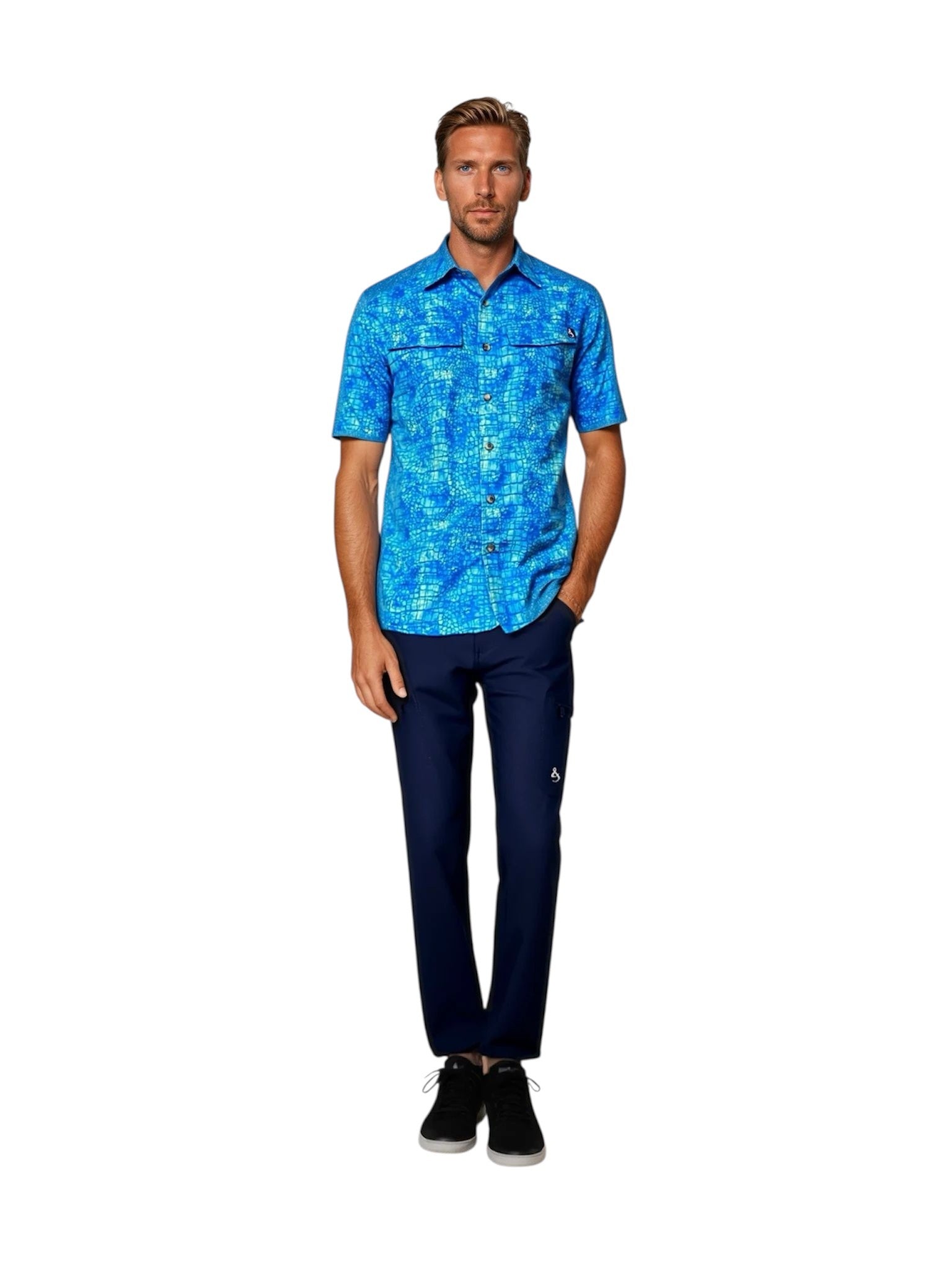 Men's Chaos UV Vented Fishing Shirt, view 4