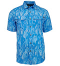 Men's Geo Camo UV Vented Fishing Shirt, view 4