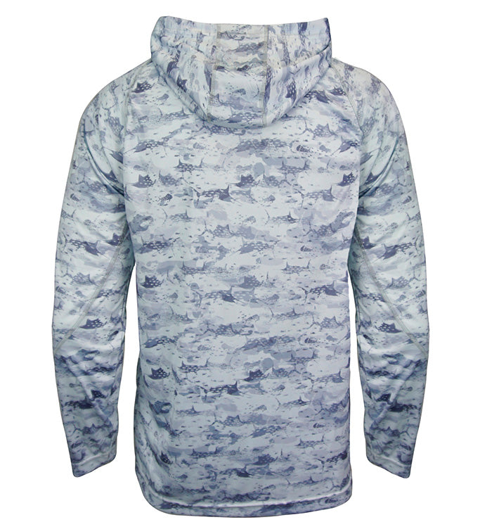 Men's Billfish Camo UV Fishing Hoodie, view 6