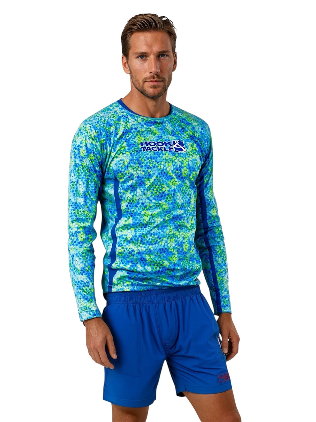 Men's Hexa Dreams L/S UV Fishing Shirt, view 2