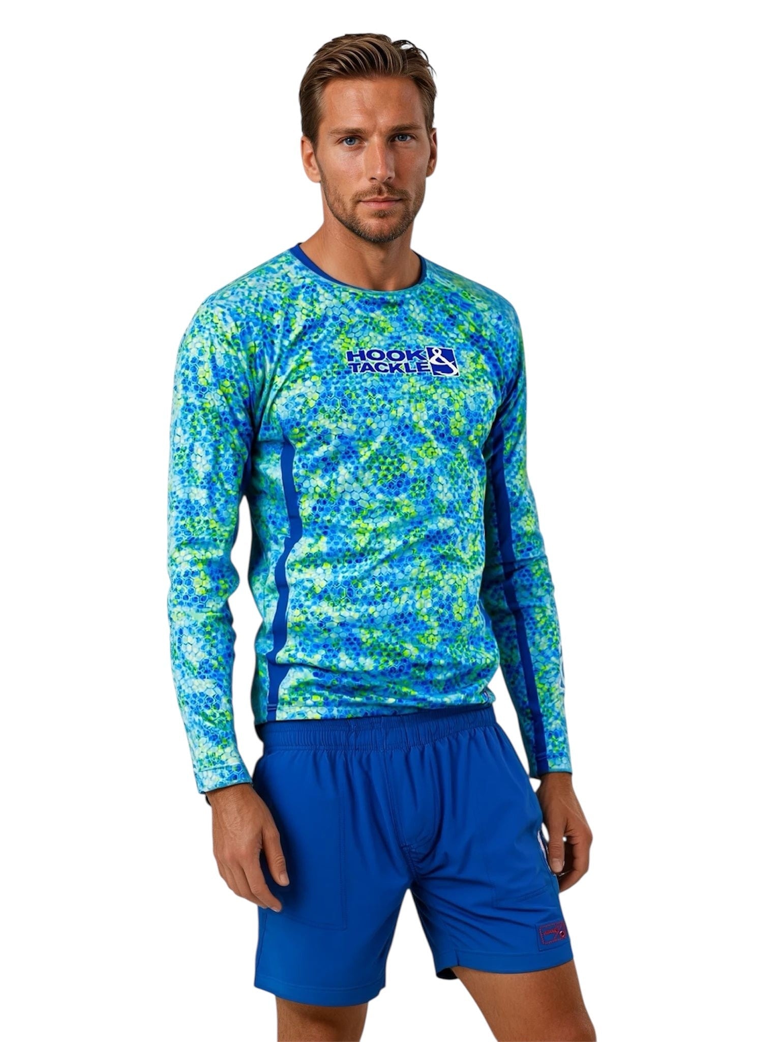 Men's Hexa Dreams L/S UV Fishing Shirt, view 2