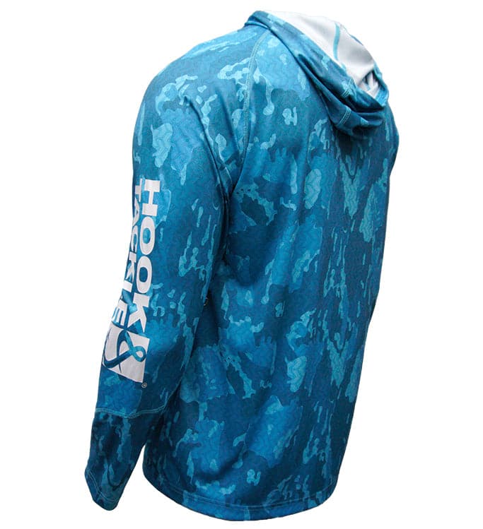 Men's Reef Bay L/S UV Fishing Hoodie, view 2