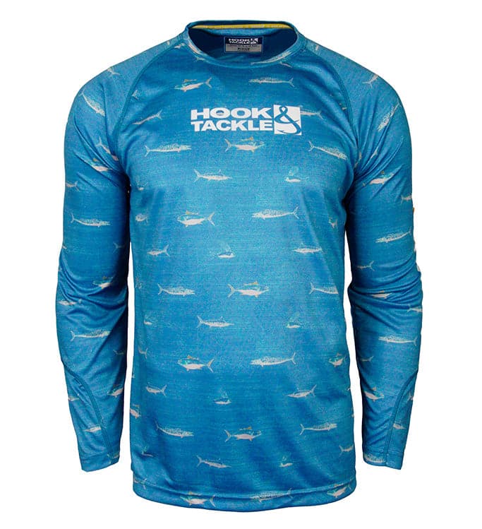Men's Offshore Fish L/S UV Fishing Shirt, view 3