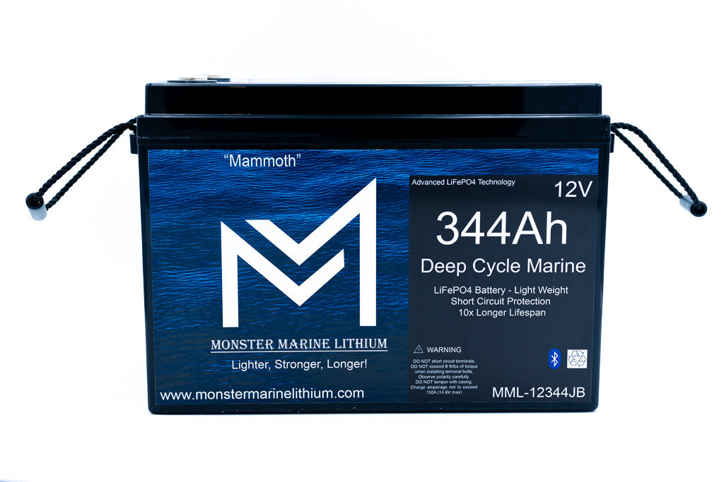 12v 344Ah Lithium Deep cycle MML-12344B Bluetooth, view 2
