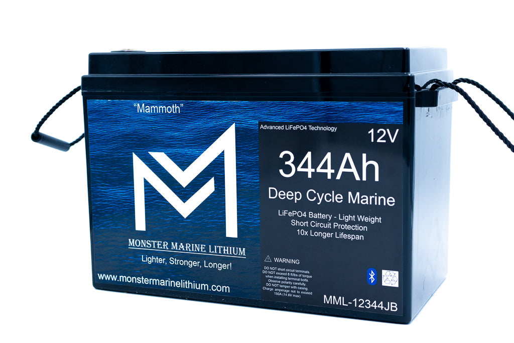 12v 344Ah Lithium Deep cycle MML-12344B Bluetooth, view 3