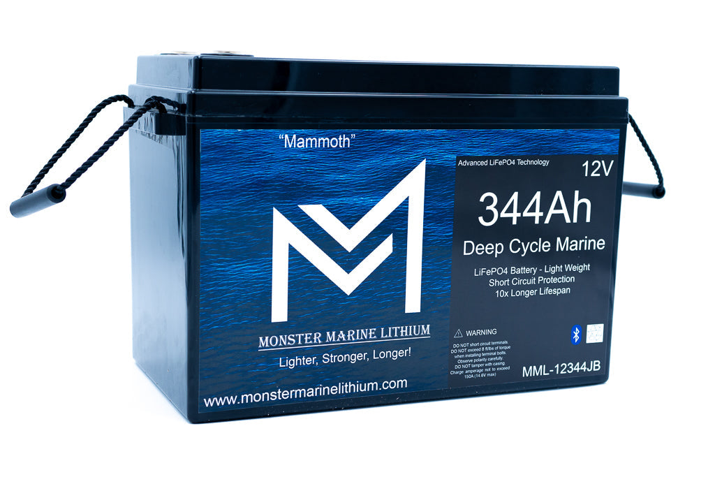 12v 344Ah Lithium Deep cycle MML-12344B Bluetooth, view 4